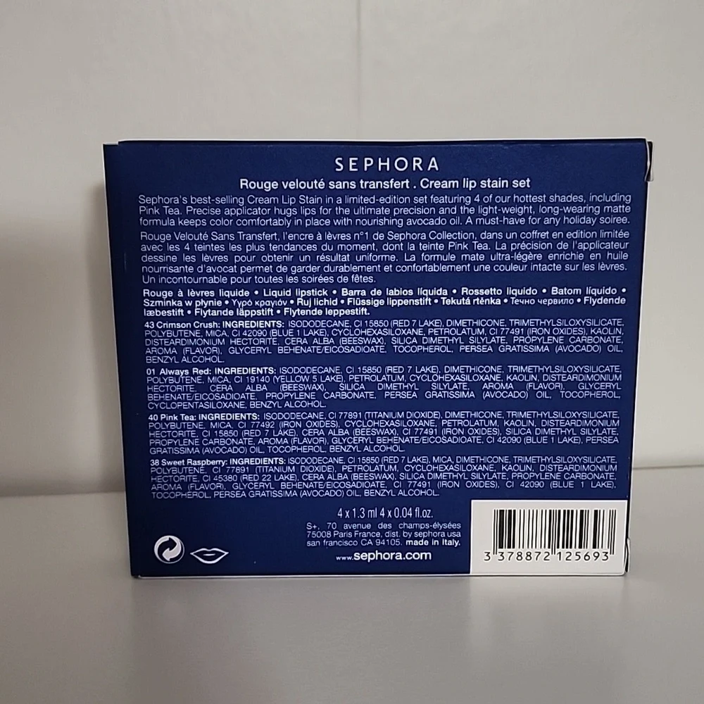 SEPHORA Cream Lip Stain set - Picture 2 of 2